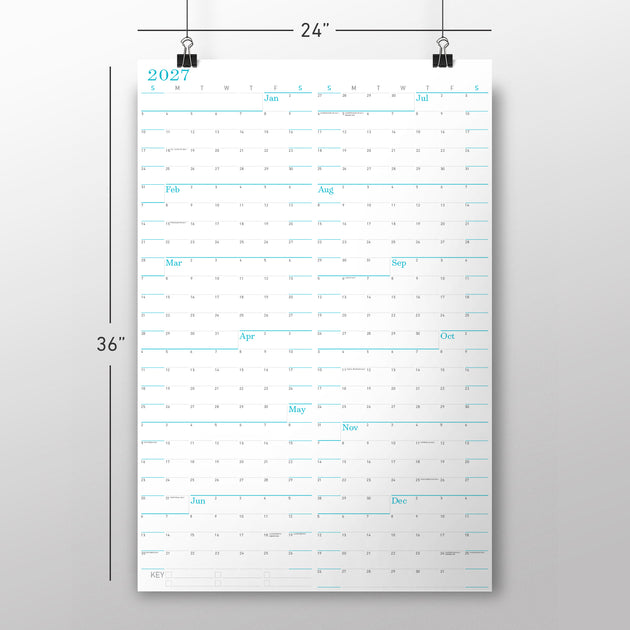 Large wall calendar 24x36 whole year planning – NeuYear.net
