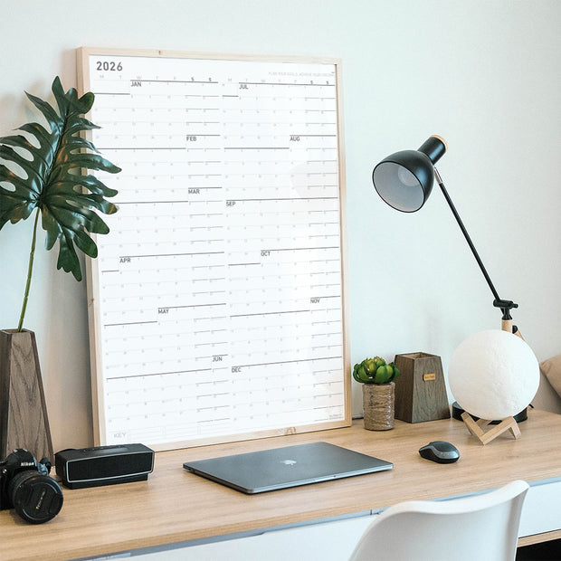 Monday Monochrome Large Wall Calendar (27x39)