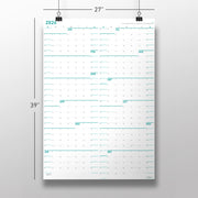 Sunday First Large Wall Calendar (27x39)