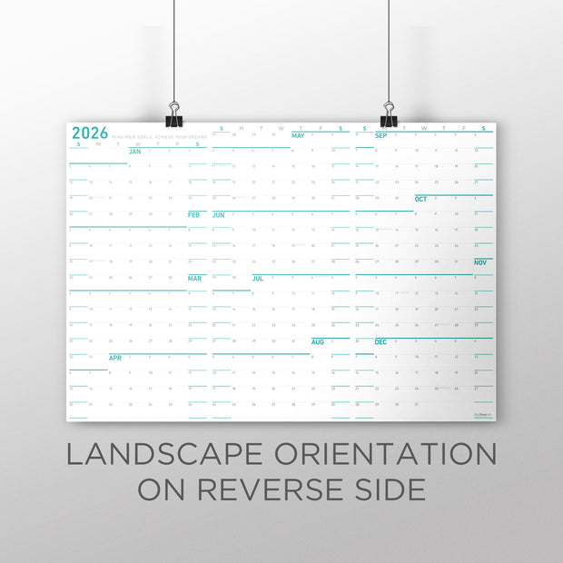 Sunday First Large Wall Calendar (27x39)