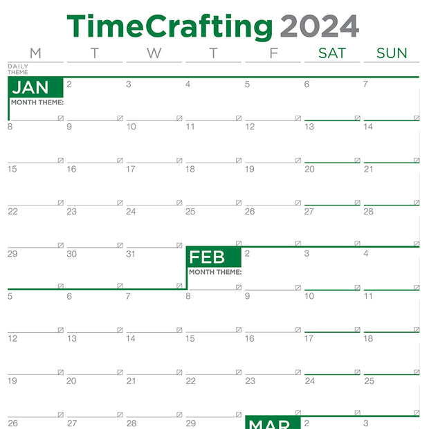 The TimeCrafting Calendar