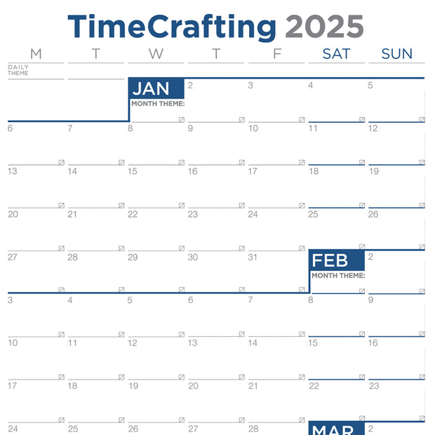 The TimeCrafting Calendar