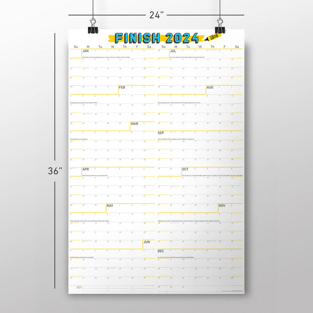 FINISH CALENDAR