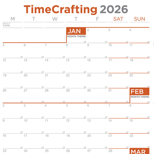 The TimeCrafting Calendar