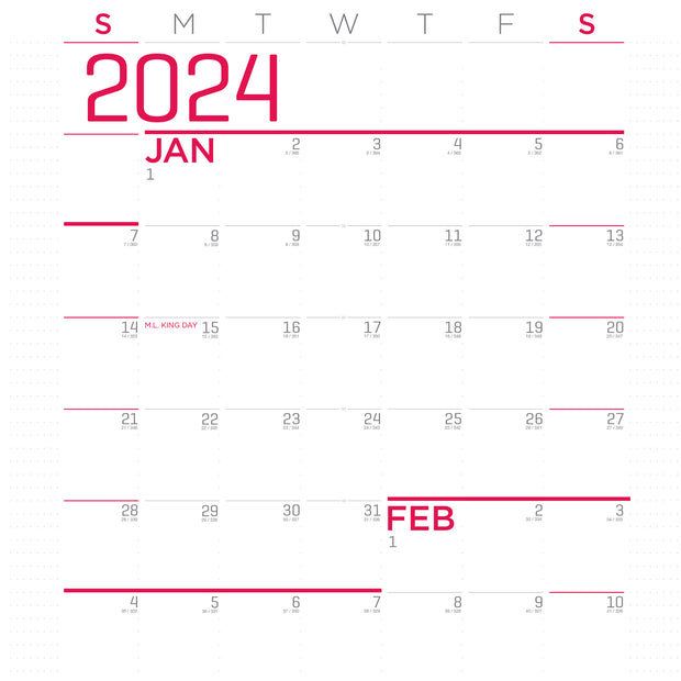 Giant Appointment Calendar 2024 with Pen