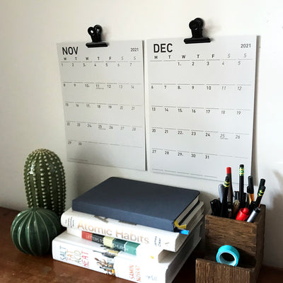 Family Calendar Wall and Mid-Year's Resolutions — Once & Future Home