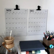 Grey Etsy Wall Calendar