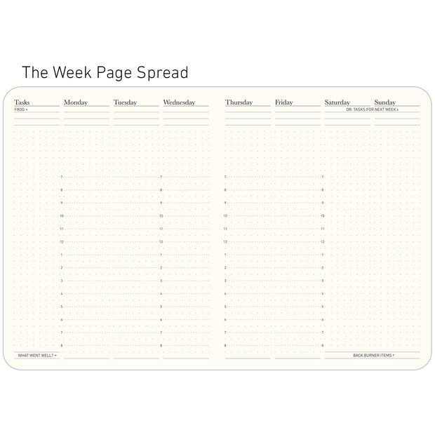 The Weekly Time Blocking Planner (undated)